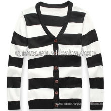 12STC0746 striped mens cardigan sweaters wholesale